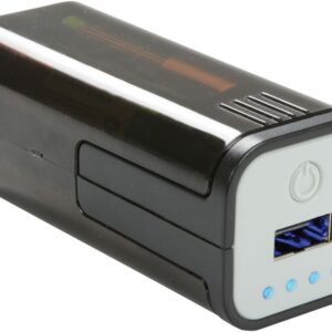 POW1 - Emergency USB Battery Powered Power Bank Compact Portable uses 4 AA Ideal for Smartphones, Tablets, Mobile, Apple, iPhone, Android/5055751557704
