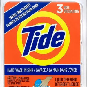 Tide Liquid Travel Sink Packets, 3-Count