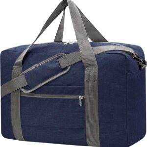 For Spirit Airlines Personal Item Bag 18x14x8 Foldable Carry on Bags for Airplanes Travel Duffel Bags for Women and Men