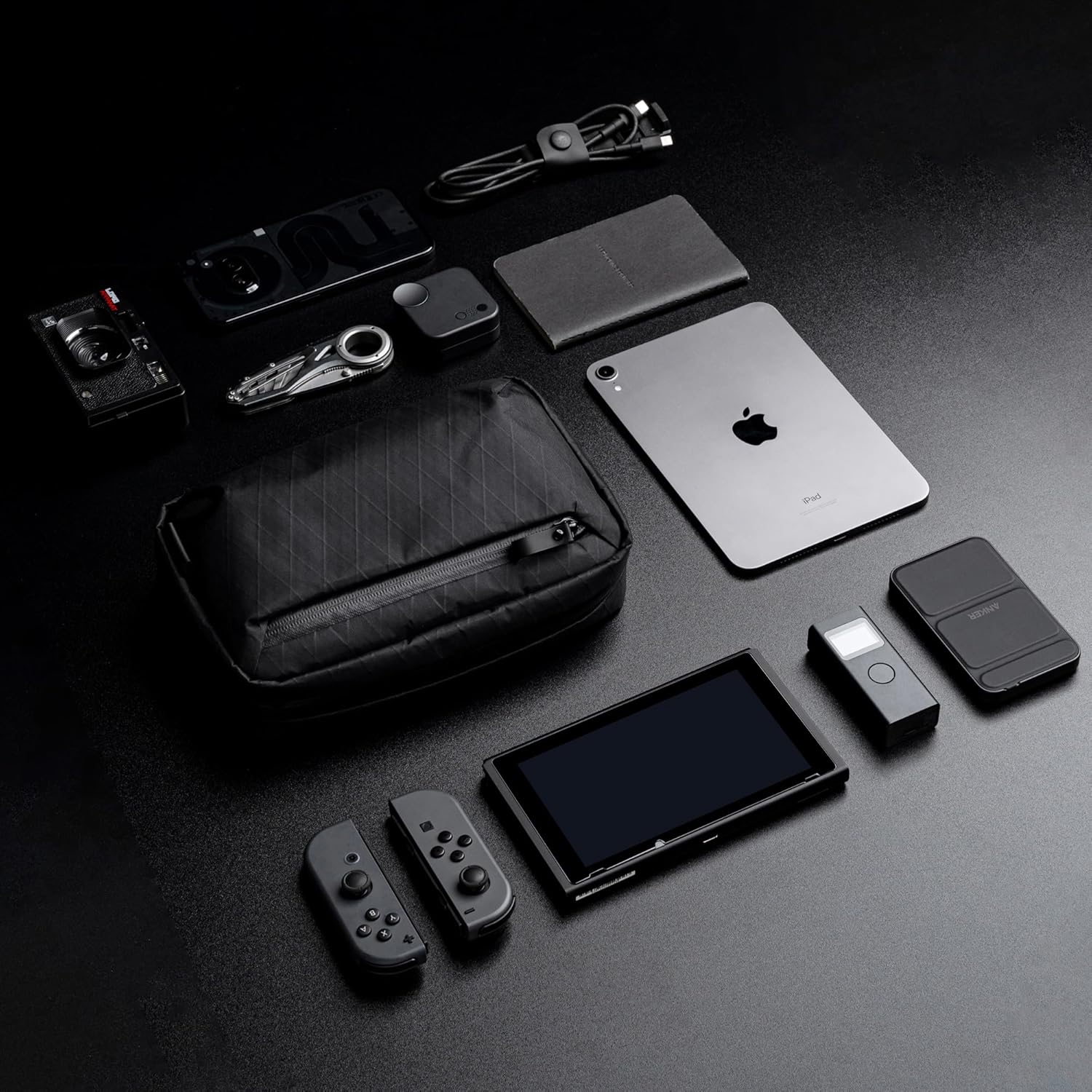 ALPAKA Elements Tech Case - Travel Organizer Pouch for Electronics, Cables, EDC with Weatherproof Fabrics, YKK Zippers - Image 5